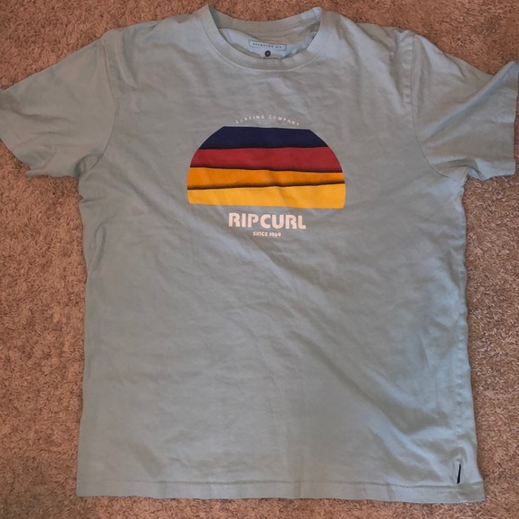 Turquoise Rip curl shirt - Picture 1 of 3